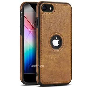 For Apple iPhone 7 7s 8 Plus SE 2nd 3rd 2022 Case Slim Leather Shockproof Cover - Picture 1 of 9
