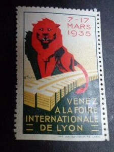 OLD Stamps Cinderellas Posterstamp Vignette stamp 1935 RED CROSS LYON - Picture 1 of 1