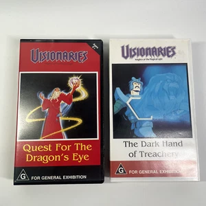 Visionaries VHS Quest for the Dragons Eye & The Dark Hand of Treachery 1987 - Picture 1 of 7