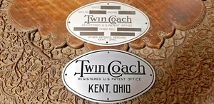 Fageol Twin Coach Bus Truck Data Plate Acid Etched CHOICE - Foto 1 di 7