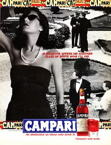Revista CAMPARI ANUNCIO #3 RARO 1995 AGOTADO EL ANUNCIO APERITIVO - Imagen 1 de 1