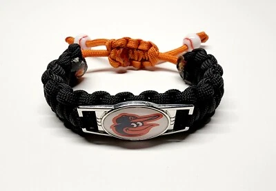 Baltimore Orioles Ajustable Dije Pulsera Fan Ropa y Recuerdo Béisbol MLB Foto 1 de 4