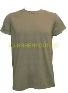 T-shirt leggera traspirante US Military Army marrone taglia small EXC - Foto 1 di 1