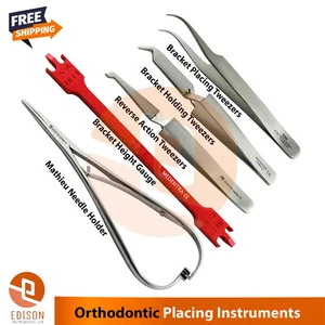 Orthodontic Instruments Bracket Holding Removing Tweezer Mathieu Height Gauge - Picture 1 of 6