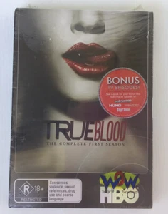 True Blood Season 1 Dvd 5 Disc Set Bonus TV Episode+Special Features New &Sealed - Picture 1 of 9