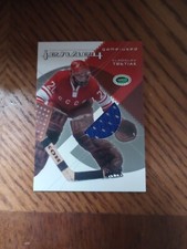 2003-04 Upper Parkhurst Rookie Vladislav Tretiak Actually Game Used Jersey GOAT