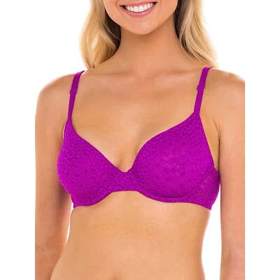 Sujetador sin forro No Boundaries de nailon púrpura oscuro para junior, talla 36B con encaje Foto 1 de 4