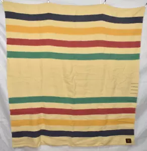 Vintage Early's Witney Point Stripe Wolldecke England 4 Pt 65x70 Ist-Zustand Lesen - Bild 1 von 23