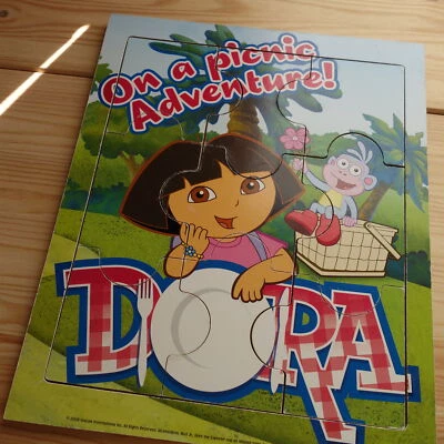 DORA THE EXPLORER PUZZLE Dora The Explorer Tv Show Wooden Puzzle MONKEY Puzzle - Image 1 of 3