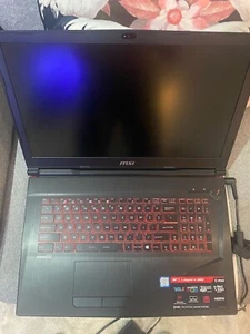 MSI GP73-8RE Leopard Gaming Laptop i7-8750 GTX 1060 1TB HDD 128 SSD 16 GB 17” - Picture 1 of 10