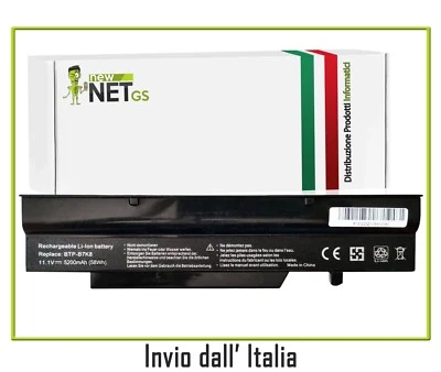 NEW NET BATTERIA PER FUJITSU-SIEMENS AMILO BTP-B4K8 10,8-11,1V 5200MaH 0199