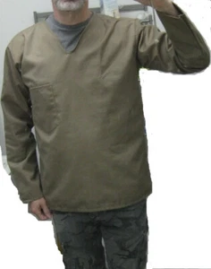 Extra Large Prisoner Uniform Shirt Men's Beige KY Correctional Industries KSP - Picture 1 of 24