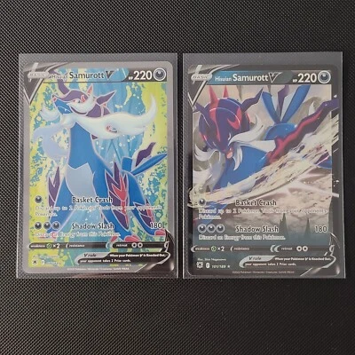 Hisuian Samurott V 176/189 & Hisuian Samurott V 101/189 Swsh10: Astral Radiance - Image 1 of 2