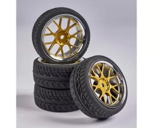 Carson 1:10 Y-Design2 Räderset Gold Chrom für RC-Fahrzeuge - Bild 1 von 1