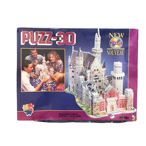 PUZZ-3D Bavarian Castle Puzzle 1000 Piece WRebbit P3D-801 Sealed Foam 3-D Jigsaw - Picture 1 of 3