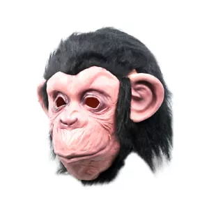 Ape Monkey Gorilla Latex Mask w/Hair for Halloween Costume King Kong Props - Picture 1 of 5