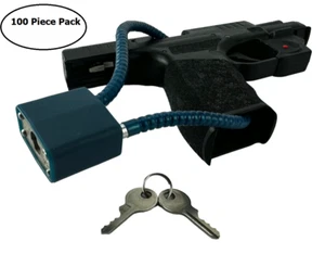 100 Pack Gun Cable Lock 13.5" Cable 30MM with Keys for Pistols Rifles & Shotguns - Bild 1 von 6