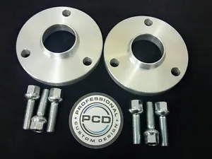Smart 450 451 ROADSTER 3x112 Hubcentric Spacers 30mm Wide 57.1CB & 6x RAD Bolts - Picture 1 of 4