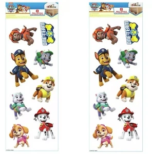 PAW PATROL Wall Decals Ryder Chase Marshall Rocky Zuma Skye Kids 16 Stickers - Picture 1 of 1