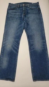 Levi’s 504 Mens 34x32 Medium Wash Straight Leg Jeans White Oak Cone Denim - Picture 1 of 12