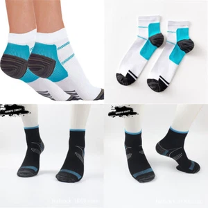 Compression Sweat-absorbent Socks Deodorant Socks Breathable Sports Pressure - Picture 1 of 13