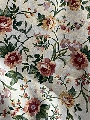 Эксклюзивная ткань с цветочным трафаретным принтом Atelier Originals Scotchgaurd 5 ярдов - Изображение 1 из 4