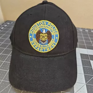 Houston Police Department Baseball Hat Black Adjustable One Size - Picture 1 of 9