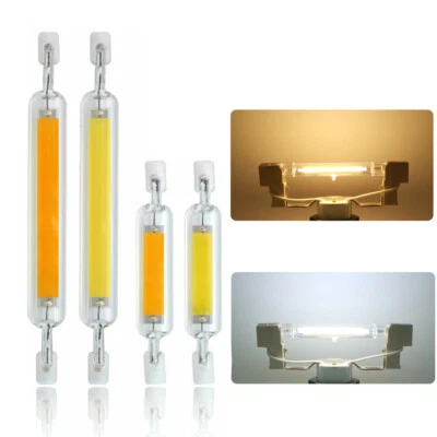 78mm 118mm Dimmable R7s LED COB Corn Bulbs Glass Tube Replaceable Halogen Lamps - Image 1 of 4
