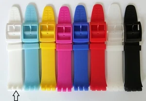 19mm High QTY rubber silicon strap bracelet band SUO watch series - Picture 1 of 12