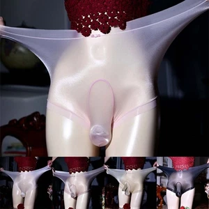 Sexy Sissy Bolsa Bragas Para Hombres Encaje Transparente Tanga Ropa Interior para Lencería Tanga - Imagen 1 de 30