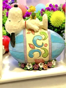 Jim Shore Peanuts Snoopy und Woodstock Good Eggs Ostern Neu mit Etikett RAR ohne Karton - Bild 1 von 10