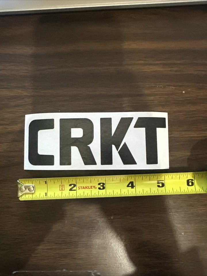 CRKT Decal Sticker Black Knife Knives Shot Show - Image 1 of 1