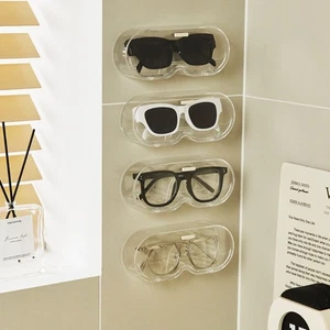 Wall Mounted Sunglasses Storage Box Organizer Sun-glasses Display Holder - Picture 1 of 12