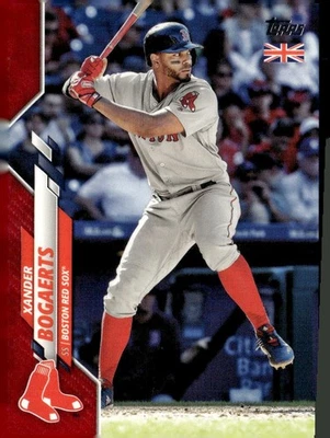 2020 Topps UK Edition #63 Xander Bogaerts Red #/5 - Image 1 of 2