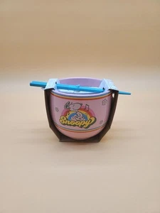 Peanuts New 2025 Snoopy Ramen Noodle Bowl with Spoon And Chopsticks Pink  - Picture 1 of 10