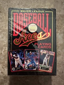 1992 Baseball Aces Playing Cards (Bicycle) - Factory Sealed - Picture 1 of 6