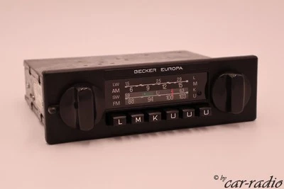 Becker Europa 463 Radio LMKU 1-DIN Vintage Oldtimer Autoradio LMKUUU Classic - Bild 1 von 4