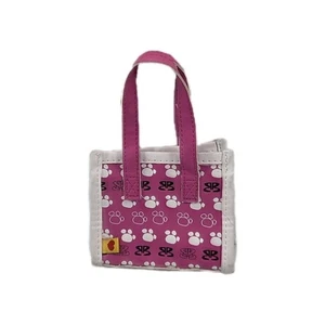 Costruisci un orso rosa con stampa zampa bianca borsa accessorio - Foto 1 di 6