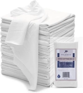 Stracci Senza Pelucchi - Stracci 100% Cotone per Pulizia Stracci Panno Cotone Morbido Tshirt Stracci - Foto 1 di 3