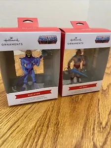 Lote de adornos navideños Hallmark Masters of the Universe Skeletor and He-man Motu - Imagen 1 de 5
