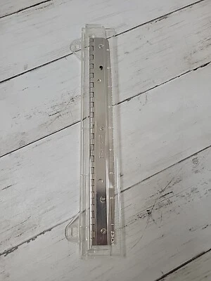 3孔打孔器,便携式3孔打孔器用于粘合剂,三孔打孔器带10英寸 — 第 1/2 张图片