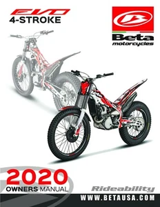 Beta Owners Manual Guide Book 2020 EVO 4T 300 4-STROKE - Picture 1 of 12