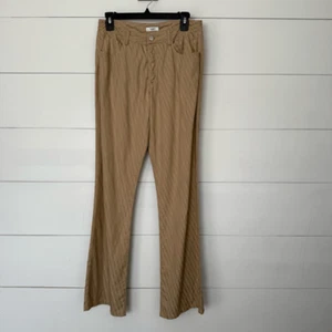 Tahari Women’s 8P Tan Patterned Flare Pants - Picture 1 of 5