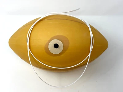 FULL-SIZE Latex Football Bladder + WHITE NFL Style Suede Lace Repair Kit  - Image 1 of 4