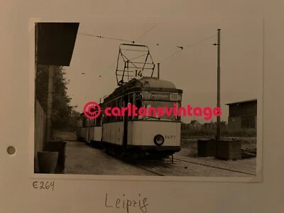 TW 1477 Li 44 Leipzig I historisches Straßenbahn Foto - Bild 1 von 2