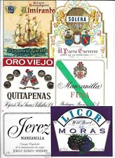 España Etiquetas de Vinos y Licores Diversas Marcas y Zona (GC-259)