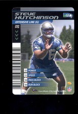 2001 NFL Showdown STEVE HUTCHINSON Seattle Seahawks 1ST & Goal Rare Rookie Card