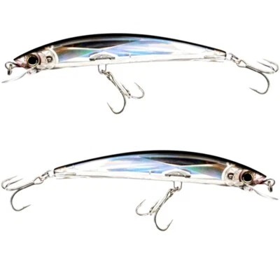2 señuelos de mar Yo-Zuri Crystal 3D Minnow (F) F1146 + F1147-C4 Foto 1 de 4
