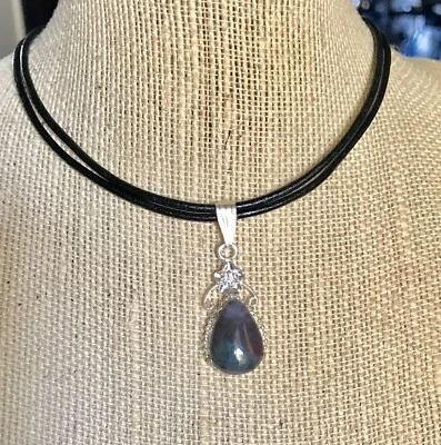 Collar colgante de jaspe de piedras preciosas naturales Fengshui Chakra EE. UU. Foto 1 de 2