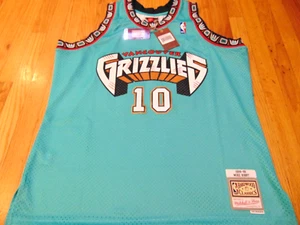 MITCHELL & NESS NBA HWC VANCOUVER GRIZZLIES MIKE BIBBY 98-99 SWINGMAN JERSEY 2XL - Picture 1 of 5